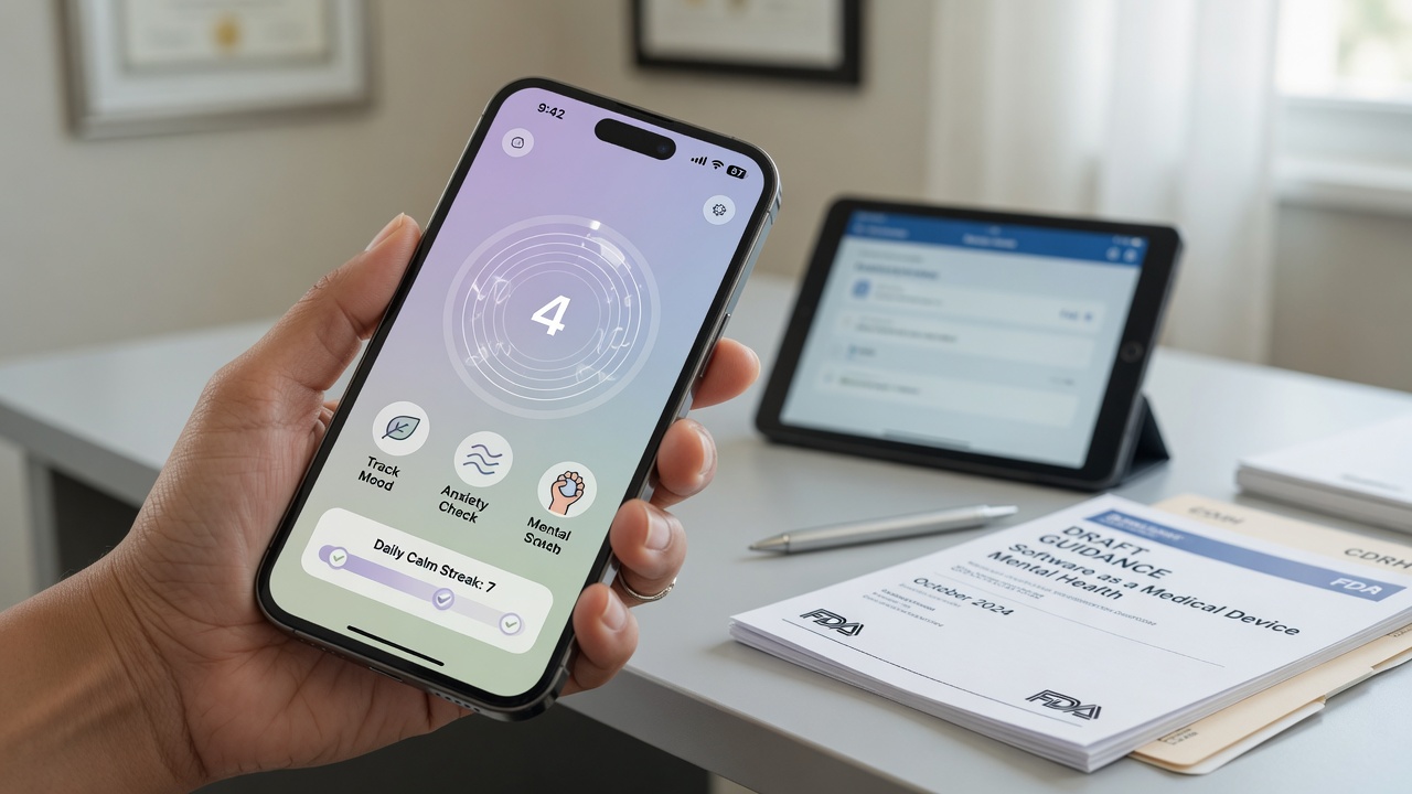 FDA Issues Draft Guidance on Software as a Medical Device for Mental Health Apps